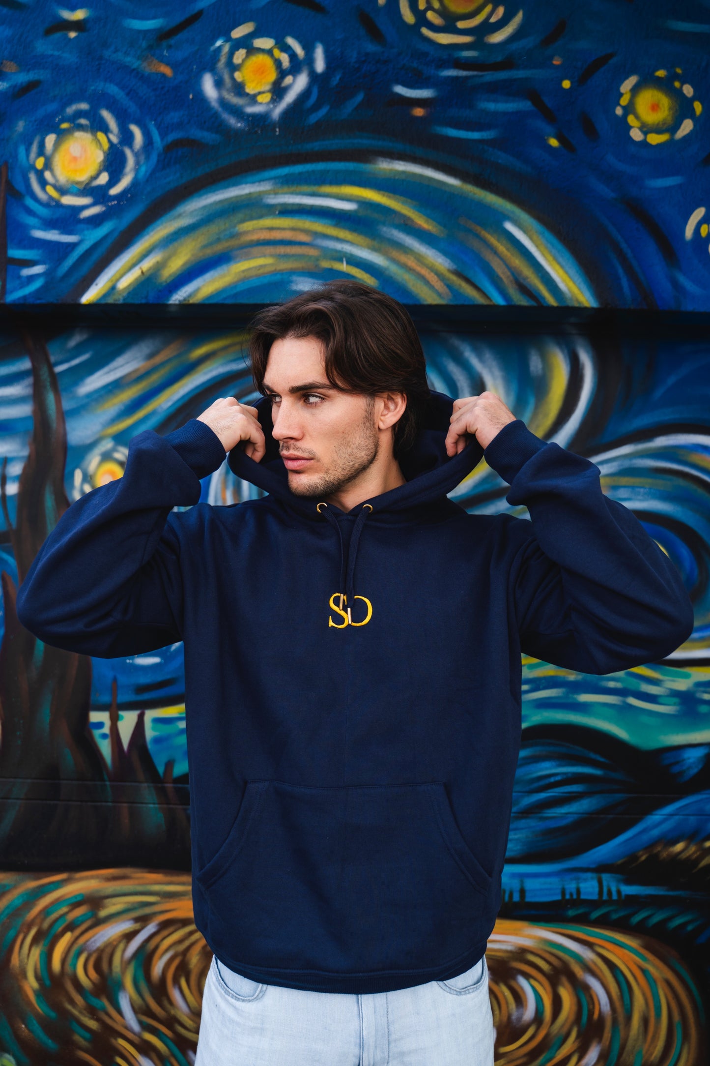 DROP 002 — NOTTE DI VERONA Hoodie (Navy)